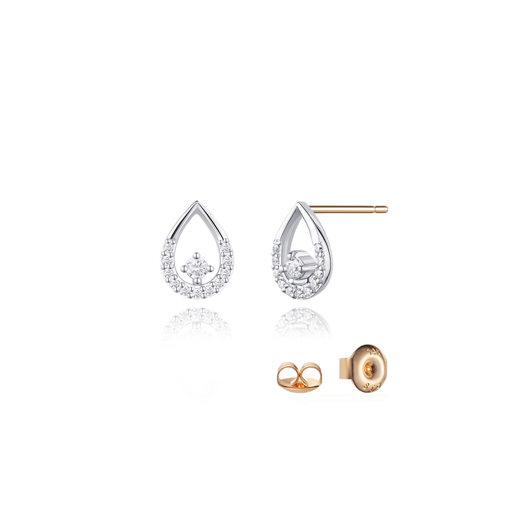 [스톤헨지] 14K 다이아몬드 귀걸이 M0817D